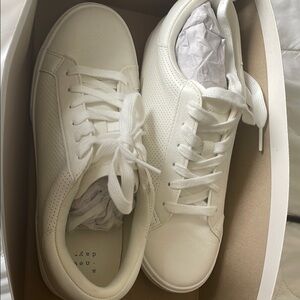 White Leather Sneakers